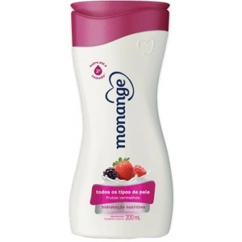 HIDR CORPORAL MONANGE 200ML FRUTAS VERMELHAS TODOS TIPOS DE PELE