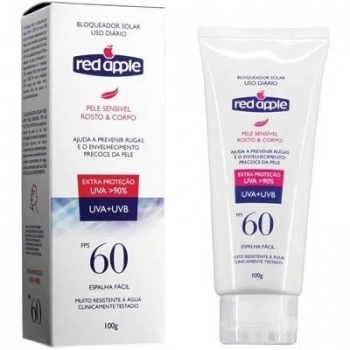 PROT SOLAR RED APPLE CORPO/ROSTO 60GR FPS60 PELE SENSIVEL