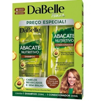 KIT DABELLE SH 250ML+COND 175ML ABACATE NUTRITIVO