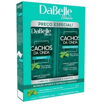KIT DABELLE SH 250ML+COND 175ML CACHOS DA ONDA