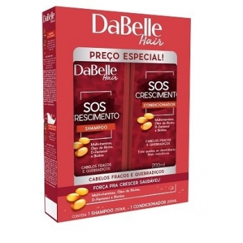 KIT DABELLE SH 250ML+COND 175ML SOS CRESCIMENTO
