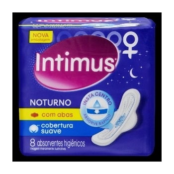 ABS INTIMUS NOTURNO C/8 C/ABAS SUAVE