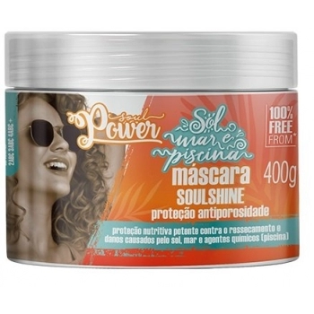 MASC CAP SOUL POWER 400GR SOULSHINE SOL MAR E PISCINA