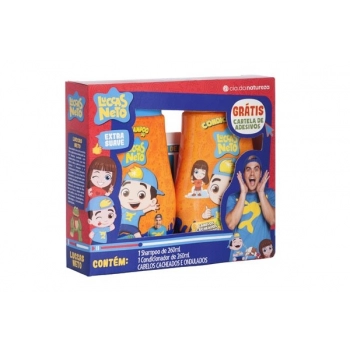 KIT LUCCAS NETO SH+COND 260ML CACH/OND GTS ADESIVO