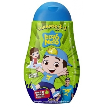 SH LUCCAS NETO 260ML 3 EM 1