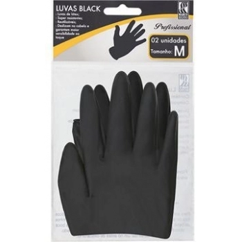 LUVA LATEX MARCO BONI C/2 M BLACK - 1496