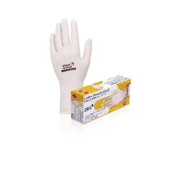 LUVA LATEX P/PROCED VOLK COM AMIDO C/100 G