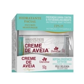 HIDR FACIAL CREME DE AVEIA DAVENE 50GR HIPOALERGENICO PELE DELICADA