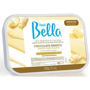 CERA QUENTE DEPIL BELLA 200GR CHOCOLATE BRANCO