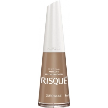 ESM RISQUE MET 8ML OURO NUDE CX 6.0