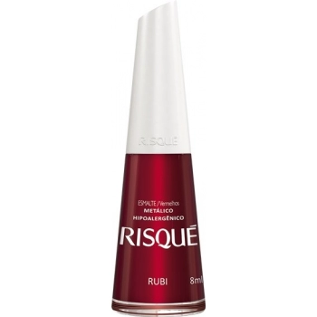 ESM RISQUE MET 8ML RUBI CX 6.0