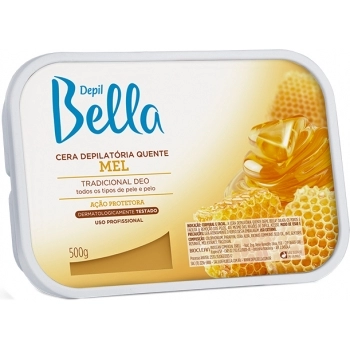 CERA QUENTE DEPIL BELLA 500GR MEL