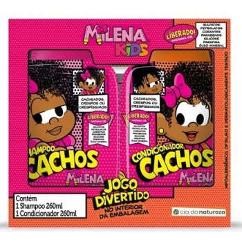 KIT TURMA DA MONICA BONECOS SH+COND 260ML MILENA