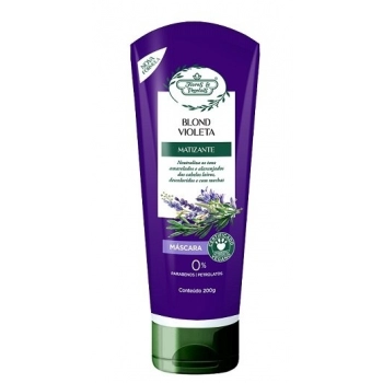 MASC TRAT FLORES E VEGETAIS 200ML.BLOND VIOLETA MA