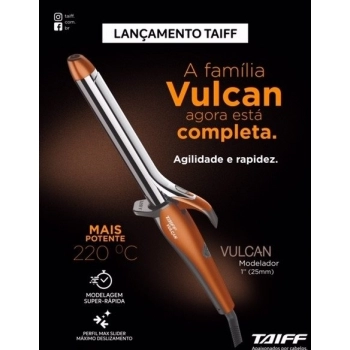 MODELADOR TAIFF VULCAN BIVOLT 1 POLEGADA 25MM