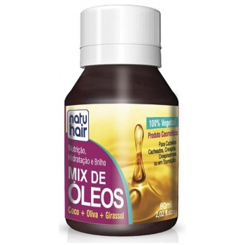 OLEO CAP NATU HAIR 60ML MIX OLEOS