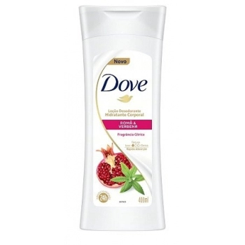 LOÇÃO DES HIDR CORP DOVE 400ML ROMA E VERBENA