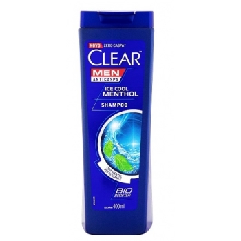 SH CLEAR MEN 400ML ICE COOL MENTHOL
