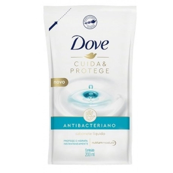 SAB LIQ DOVE REFIL 200ML CUIDA E PROTEGE