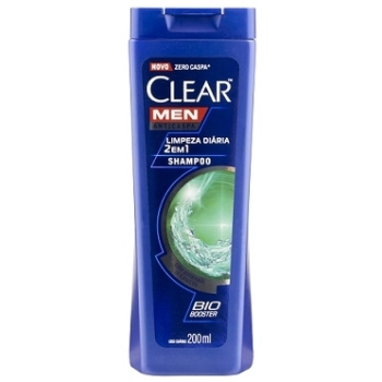 SH CLEAR MEN 200ML LIMPEZA DIARIA 2 EM 1