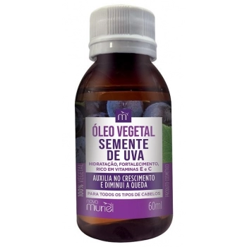 OLEO CAP VEG MURIEL 60ML SEMENTE DE UVA