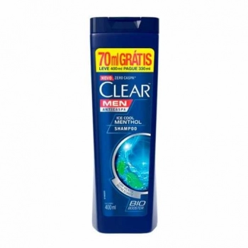 SH CLEAR MEN 400ML ANTI CASPA ICE C MENTHO LV+PG-
