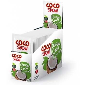 OLÉO DE COCO SHOW 15ML C/40 EXTRA VIRGEM SACHE