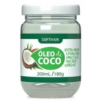 OLEO DE COCO SOFT HAIR 200ML EXTRA VIRGEM