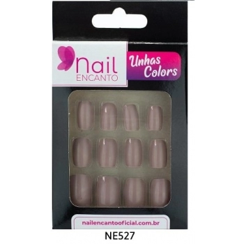 UNHAS FHACES NAIL ENCANTO COLORS CURTA NUDE