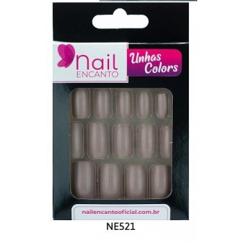 UNHAS FHACES NAIL ENCANTO COLORS LONGA NUDE