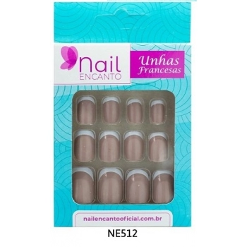 UNHAS FHACES NAIL ENCANTO FRANCESA NUDE