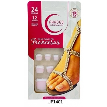 UNHAS FHACES P/PES COLOR FRANCESA