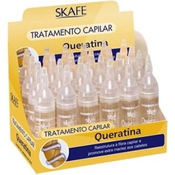 AMPOLA CAP SKAFE 10ML QUERATINA CX 24.0
