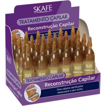 AMPOLA CAP SKAFE 10ML RECONSTRUCAO CX 24.0