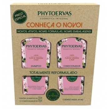 KIT PHYTOERVAS SH+COND 250ML LISOS