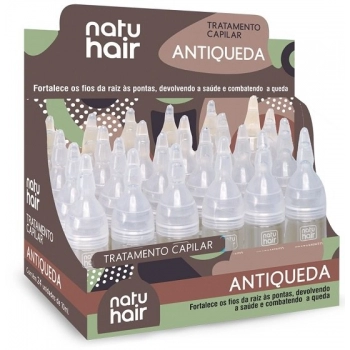 AMPOLA CAP NATU HAIR 10ML ANTIQUEDA CX 24.0