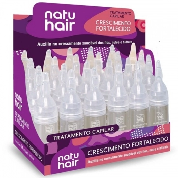 AMPOLA CAP NATU HAIR 10ML CRESCIMENTO CX 24.0