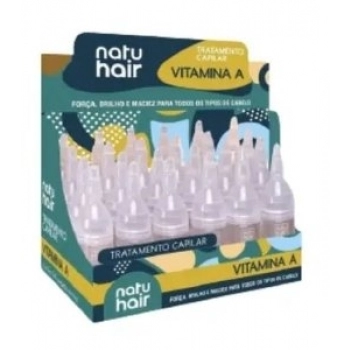 AMPOLA CAP NATU HAIR 10ML VITAMINA A CX 24.0