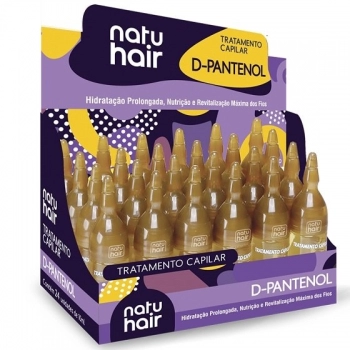 AMPOLA CAP NATU HAIR 10ML D PANTENOL CX 24.0