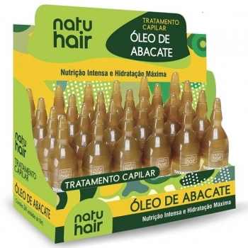 AMPOLA CAP NATU HAIR 10ML OLEO DE ABACATE CX 24.0