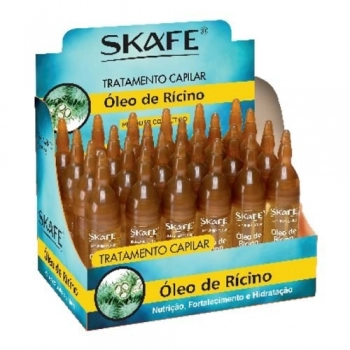 AMPOLA CAP NATU HAIR 10ML OLEO DE RICINO CX 24.0