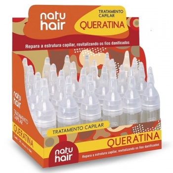 AMPOLA CAP NATU HAIR 10ML QUERATINA CX 24.0