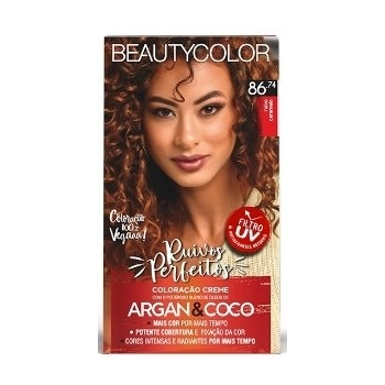 TINT BEAUTY COLOR KIT ESP 86.74 RUIVO CARAMELO