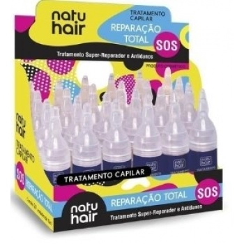 AMPOLA CAP NATU HAIR 10ML REPARACAO TOTAL CX 24