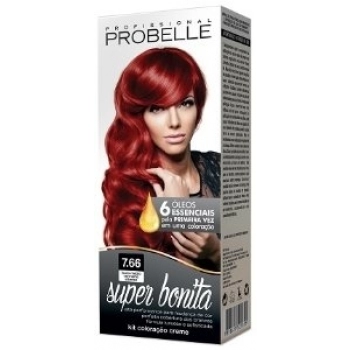 TINT PROBELLE SUPER BONITA ESP 7.66 LOURO MEDIO VERMELHO INTENSO