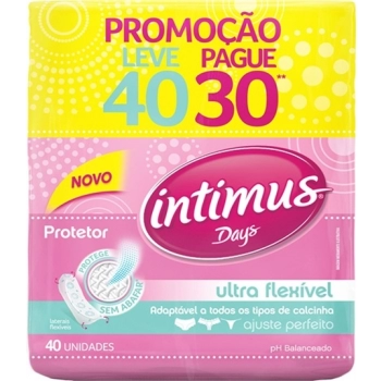 ABS INTIMUS PROT DIARIO C/40 S/ABAS ULTRA FLEX LV+PG-