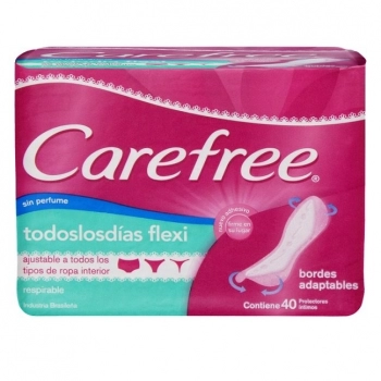 ABS CAREFREE PROT DIARIO TODO DIA FLEX C/40UN S/ PERF LV+PG-