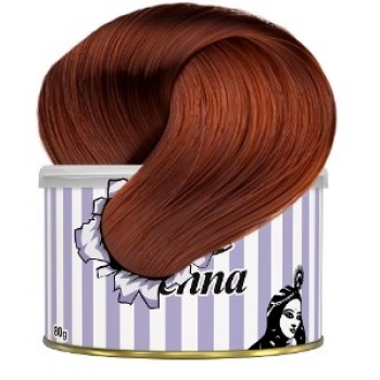 HENNA PO HIMALAYA 80G CASTANHO MEDIO