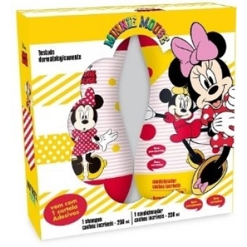KIT NUTRIEX MINNIE SH 250ML+COND 230ML CACHOS GTS ADESIVOS