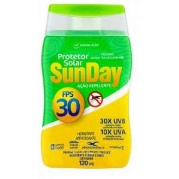 PROT SOLAR NUTRIEX FPS30 120ML SUNDAY ACAO REPELENTE